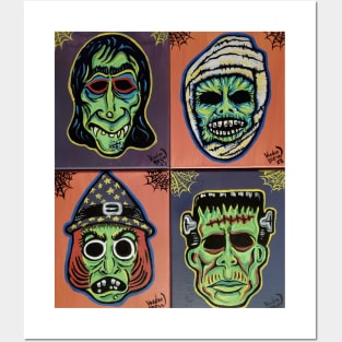 Ben Cooper Monster Mask collage Posters and Art